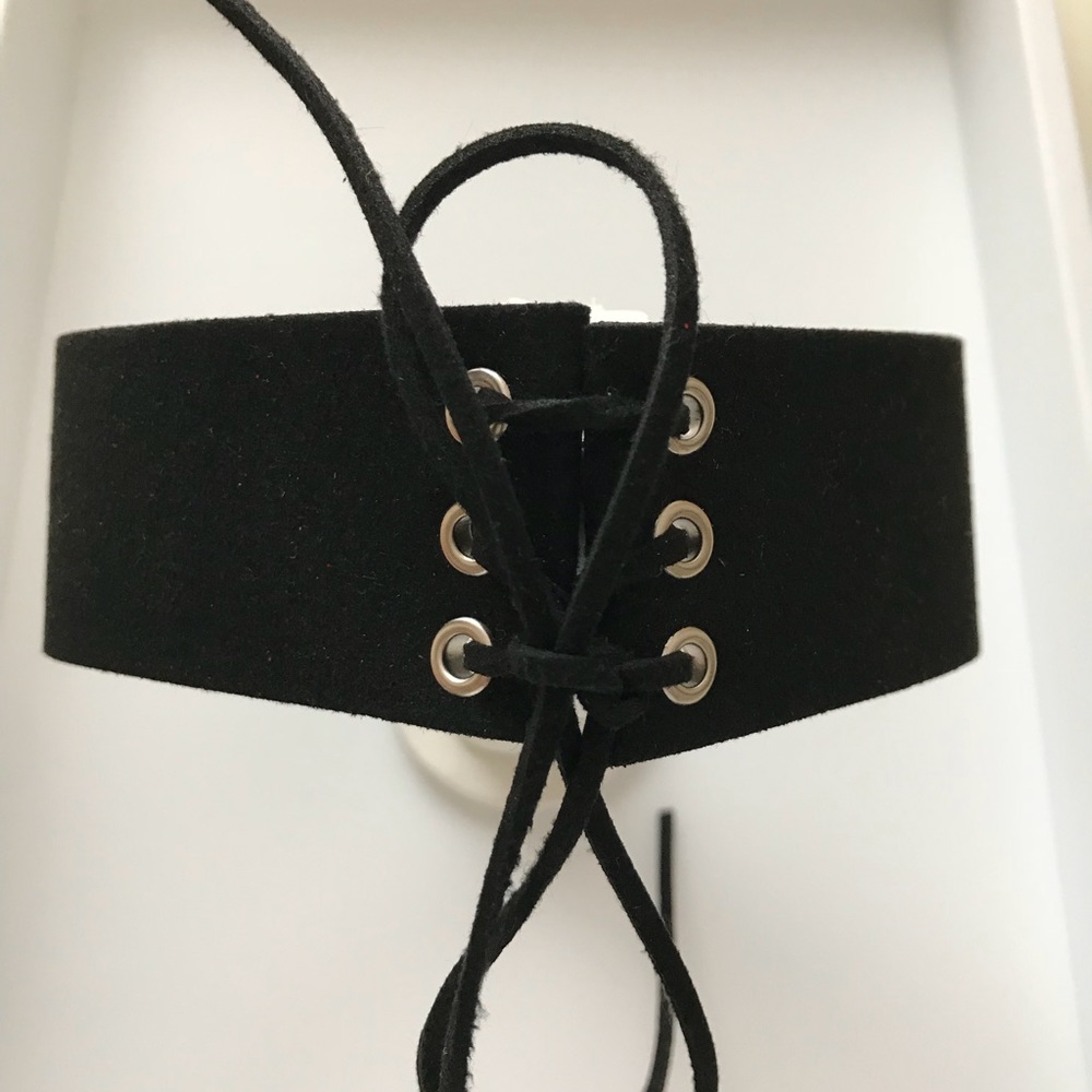 Black Velvet Tie Choker